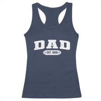 New Dad 2026 Racerback Tank Top Promoted To Daddy Est 2026 - Wonder Print Shop