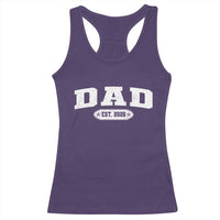 New Dad 2026 Racerback Tank Top Promoted To Daddy Est 2026 - Wonder Print Shop