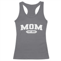 Mom Est 2026 Racerback Tank Top Promoted To Mama Baby Announcement Mothers Day