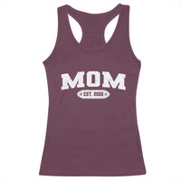 Mom Est 2026 Racerback Tank Top Promoted To Mama Baby Announcement Mothers Day