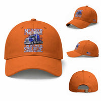 Funny Truck Driver Baseball Cap My Teacher was Wrong Trucker Gift