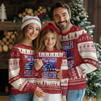 Funny Truck Driver Ugly Christmas Sweater My Teacher was Wrong Trucker Gift