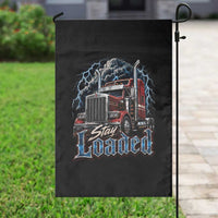 Truck Driver Garden Flag Funny Trucker Husband Big Rig Semi Trailer Truckin