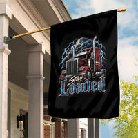 Truck Driver Garden Flag Funny Trucker Husband Big Rig Semi Trailer Truckin