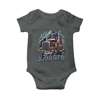 Truck Driver Baby Onesie Funny Trucker Husband Big Rig Semi Trailer Truckin
