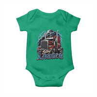 Truck Driver Baby Onesie Funny Trucker Husband Big Rig Semi Trailer Truckin
