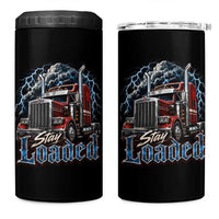 Truck Driver 4 in 1 Can Cooler Tumbler Funny Trucker Husband Big Rig Semi Trailer Truckin