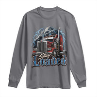 Truck Driver Long Sleeve Shirt Funny Trucker Husband Big Rig Semi Trailer Truckin