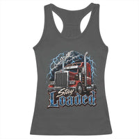 Truck Driver Racerback Tank Top Funny Trucker Husband Big Rig Semi Trailer Truckin
