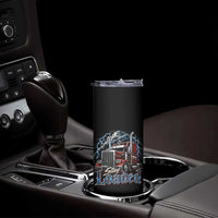 Truck Driver Skinny Tumbler Funny Trucker Husband Big Rig Semi Trailer Truckin