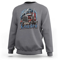 Truck Driver Sweatshirt Funny Trucker Husband Big Rig Semi Trailer Truckin
