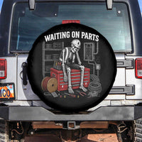 Electrician Skeleton Spare Tire Cover Waiting On Parts Funny Graphic