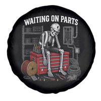 Electrician Skeleton Spare Tire Cover Waiting On Parts Funny Graphic