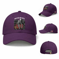Electrician Skeleton Baseball Cap Waiting On Parts Funny Graphic