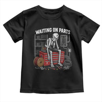 Electrician Skeleton Toddler T Shirt Waiting On Parts Funny Graphic