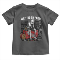 Electrician Skeleton Toddler T Shirt Waiting On Parts Funny Graphic