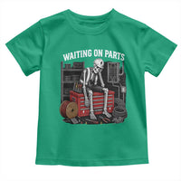 Electrician Skeleton Toddler T Shirt Waiting On Parts Funny Graphic