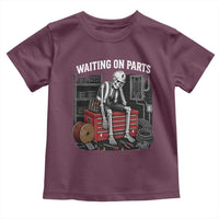 Electrician Skeleton Toddler T Shirt Waiting On Parts Funny Graphic