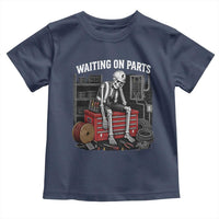 Electrician Skeleton Toddler T Shirt Waiting On Parts Funny Graphic