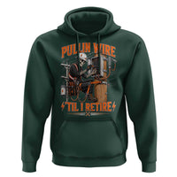 Electrician Lineman Skeleton Graphic Hoodie Pullin Wire Til I Retire
