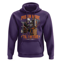 Electrician Lineman Skeleton Graphic Hoodie Pullin Wire Til I Retire