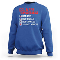 CDL A Pre Trip Checklist Trucker Sweatshirt Driver Safety Inspection Graphic