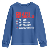 CDL A Pre Trip Checklist Trucker Youth Sweatshirt Driver Safety Inspection Graphic