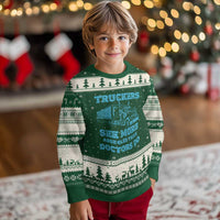 Funny Truck Driver Ugly Christmas Sweater Truckers See More Assholes Than Doctors Do