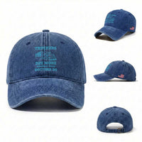Funny Truck Driver Washed Cotton Baseball Cap Truckers See More Assholes Than Doctors Do
