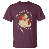 Funny Santa T Shirt Nothing For You Whore Christmas Joke Gift - Wonder Print Shop