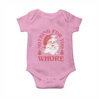 Christmas Santa Baby Onesie Vintage Nothing For You Whore Family Xmas