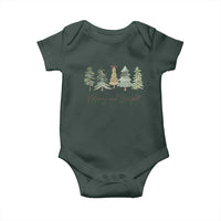 Merry and Bright Trees Baby Onesie Womans Holiday Coquette Tree Bow
