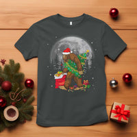 Bigfoot Christmas Tree Lights T Shirt Believe Xmas Sasquatch Lovers Ugly Gift - Wonder Print Shop