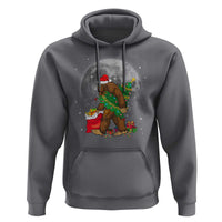 Bigfoot Christmas Tree Lights Hoodie Believe Xmas Sasquatch Lovers Ugly Gift