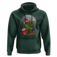 Bigfoot Christmas Tree Lights Hoodie Believe Xmas Sasquatch Lovers Ugly Gift