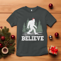 Bigfoot Christmas T Shirt Funny Sasquatch Believe Lovers Gifts - Wonder Print Shop