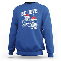 Alien And Bigfoot Christmas Sweatshirt - Wonder Print Shop