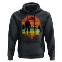 Funny Bigfoot Christmas Hoodie Believe Bigfoot Alien Santa Hat Sasquatch Loves