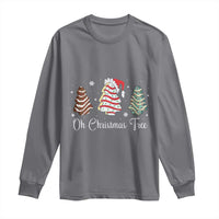 Funny Oh Christmas Tree Cakes Long Sleeve Shirt