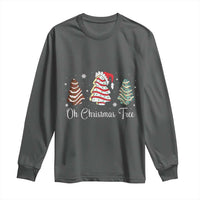 Funny Oh Christmas Tree Cakes Long Sleeve Shirt