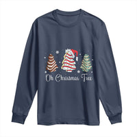 Funny Oh Christmas Tree Cakes Long Sleeve Shirt