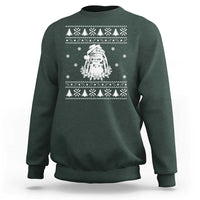 Bigfoot Santa Claus Sweatshirt Funny Ugly Xmas Sasquatch Lovers - Wonder Print Shop