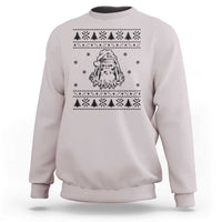 Bigfoot Santa Claus Sweatshirt Sasquatch Lovers Funny Xmas Ugly - Wonder Print Shop