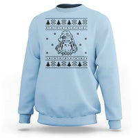 Bigfoot Santa Claus Sweatshirt Sasquatch Lovers Funny Xmas Ugly - Wonder Print Shop