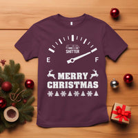 Merry Christmas Shitter's Full T Shirt Funny Ugly Christmas Sweater - Wonder Print Shop
