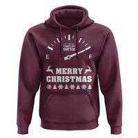 Merry Christmas Shitter's Full Hoodie Funny Ugly Christmas Sweater