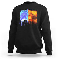 Godzilla Versus Moo Deng Sweatshirt - Wonder Print Shop