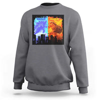 Godzilla Versus Moo Deng Sweatshirt - Wonder Print Shop
