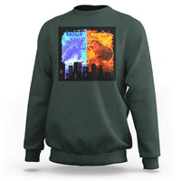 Godzilla Versus Moo Deng Sweatshirt - Wonder Print Shop
