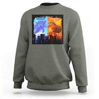 Godzilla Versus Moo Deng Sweatshirt - Wonder Print Shop